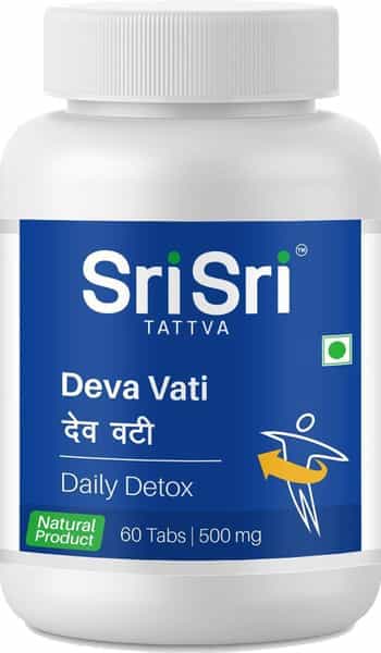 Sri Sri Tattva Deva Vati - Daily Detox | 60 Tabs | 500 Mg
