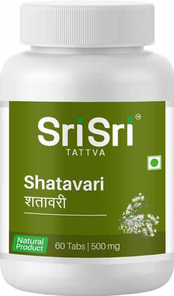 Sri Sri Tattva Shatavari - Complete Women's Care | 60 Tabs | 500 Mg