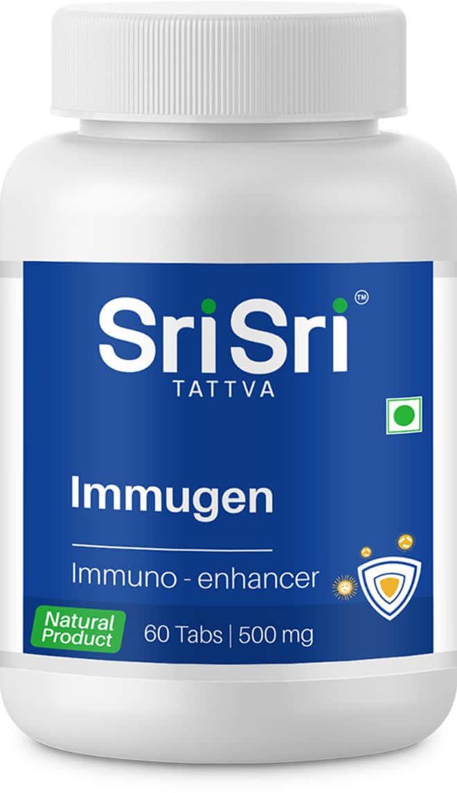 Sri Sri Tattva Immugen - Immuno Enhancer - 60 Tabs | 500 Mg