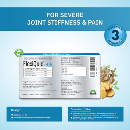 Flexiqule Plus Strip Of 10 Capsules