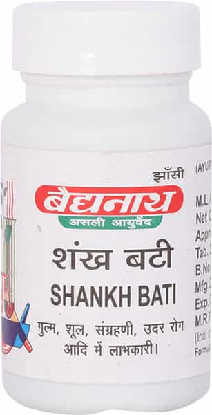 Baidyanath (Jhansi) Shankh Bati Bottle Of 40 Tablets