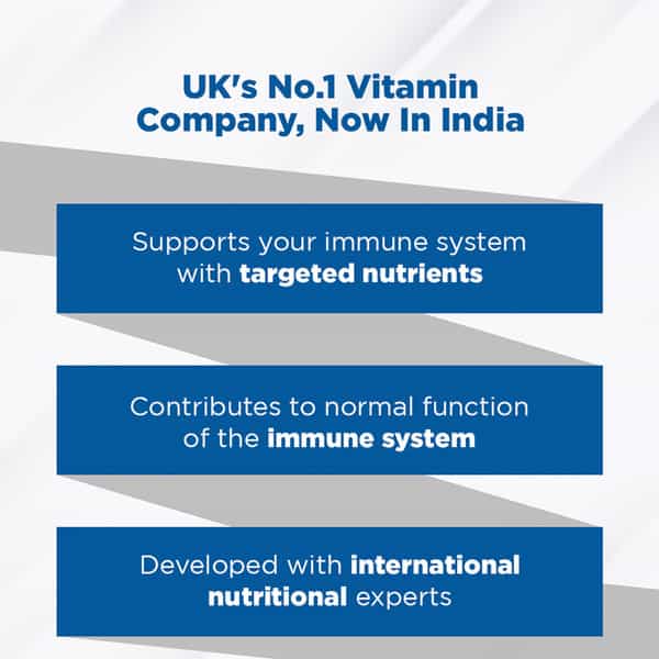 Immunace - Health Supplements (With Vitamin C Zinc And Selemium) - 30 Tab Wellman 30 Tablet Free