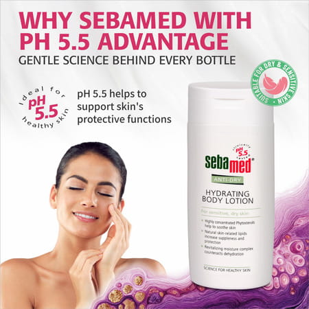Sebamed Anti Dry Hydrating Body Lotion - 200ml
