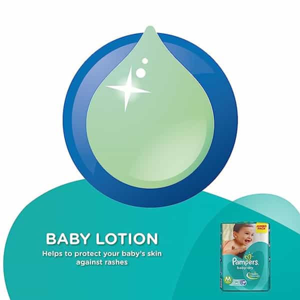 Pampers Baby Dry Diapers Medium (Jumbo Pack) 66'S