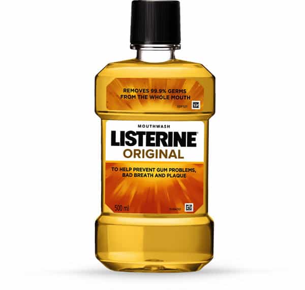 Listerine Original Mouthwash Bottle Of 500 Ml