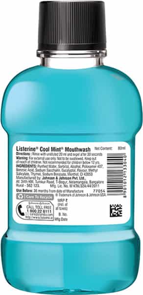 Listerine Coolmint 80Ml
