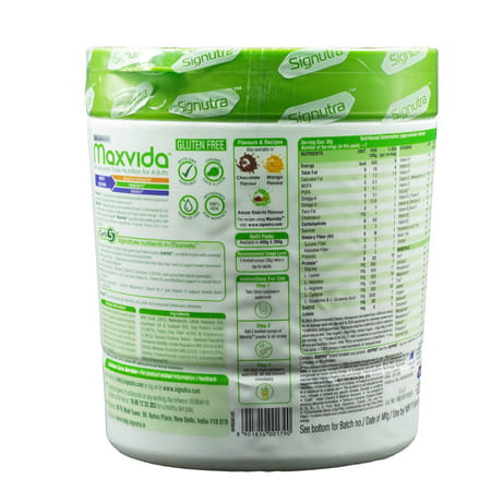 Maxvida Balanced Vanilla Nutrition Supplement Jar Of 200 G