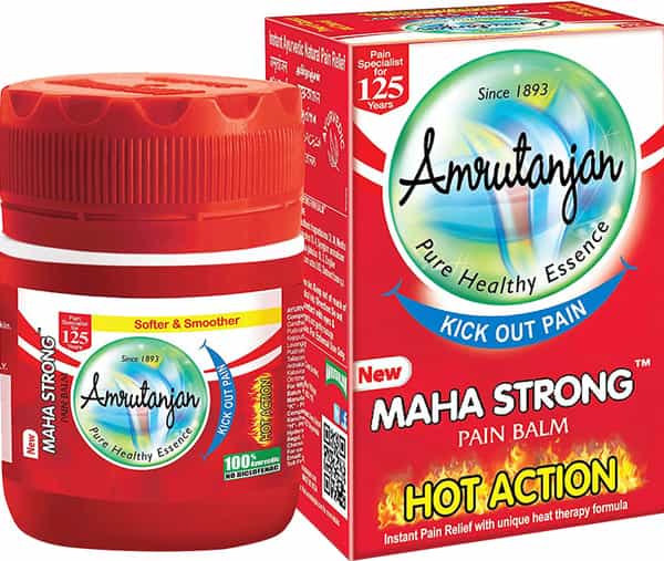 Amrutanjan Maha Strong Balm 10Ml