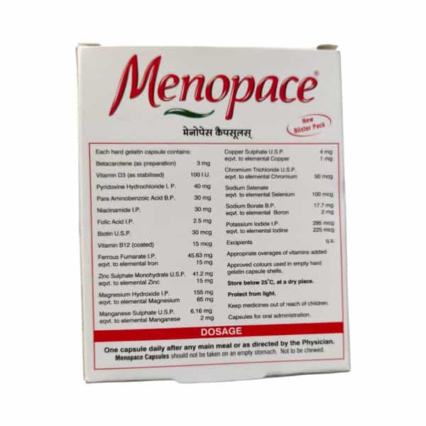 Menopace Strip Of 30 Capsules