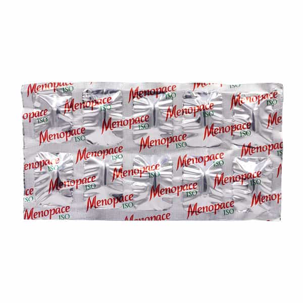 Menopace Iso 100Mg Gluten Free Strip Of 10 Veg Tablets (Pack Of 3)