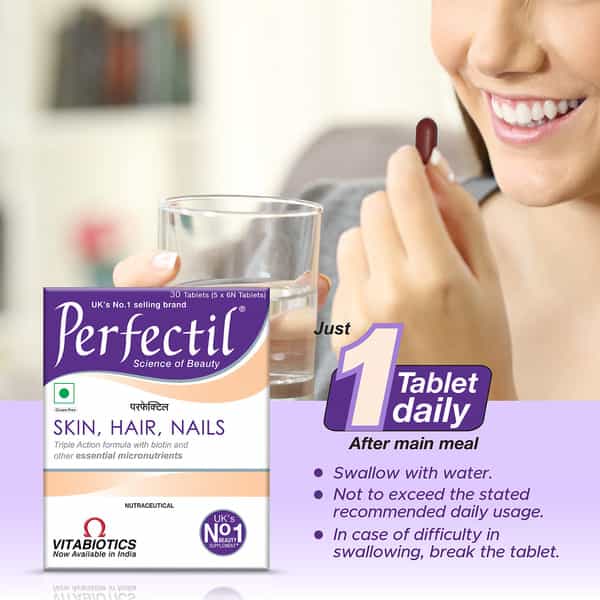Perfectil Skin Hair Nails Care Box Of 30 Tablets