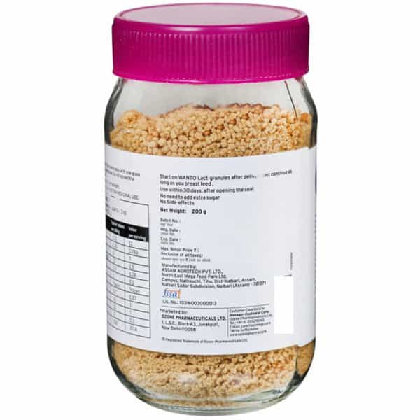 Wanto Lact Bottle Of 200Gm Granules