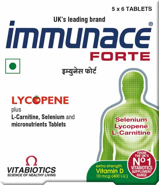 Immunace Forte Multivitamin Tablets (With Vitamin C Zinc And Selemium) Box Of 30