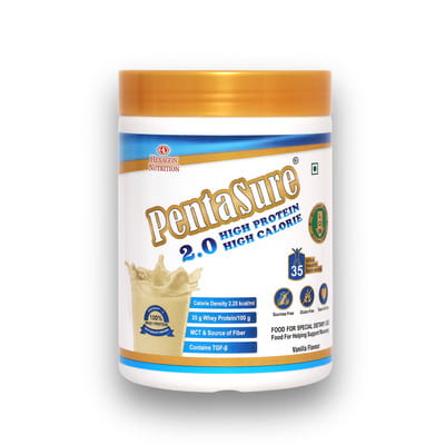Pentasure 2.0 High Protein High Calorie | Vanilla Flavour |Weight Gainer | 400gm