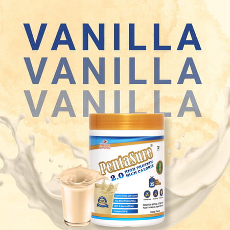 Pentasure 2.0 High Protein High Calorie | Vanilla Flavour |Weight Gainer | 400gm