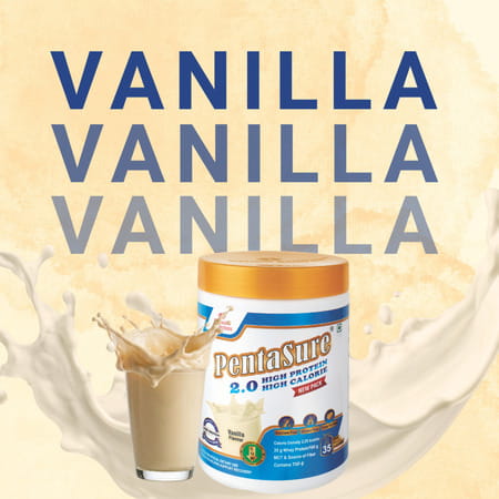 Pentasure 2.0 High Protein High Calorie | Weight Gain Supplement | Vanilla Flavour | Jar | 400 Gm