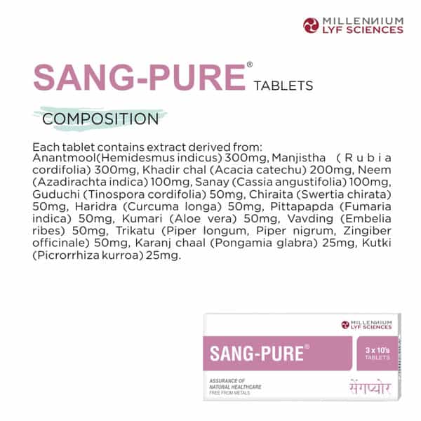 Sang Pure Strip Of 10 Tablets (Pack Of 3)