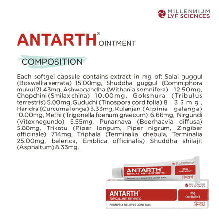 Antarth Ointment 25 Gm