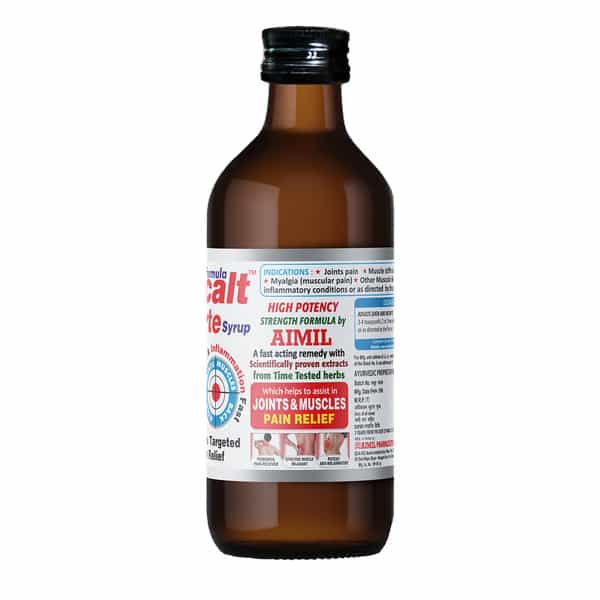 Aimil Muscalt Forte Syrup 200Ml | Pain And Stiffness | Natural Ortho Syrup Arthritis & Inflammation