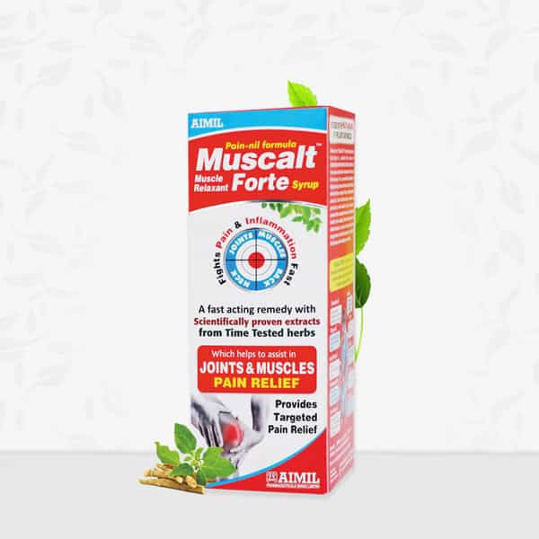 Aimil Muscalt Forte Syrup 200Ml | Pain And Stiffness | Natural Ortho Syrup Arthritis & Inflammation