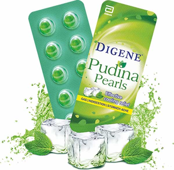 Digene Pudina Pearls 10'S