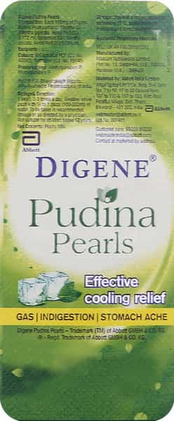 Digene Pudina Pearls 10'S