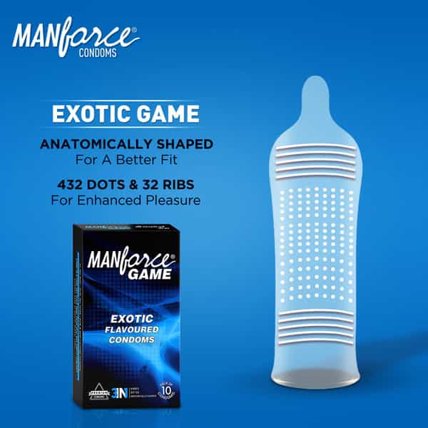 Manforce Game 3In1 Box Of 10 Condoms