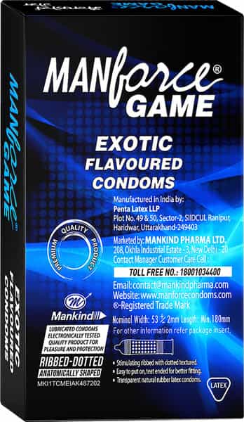 Manforce Game 3In1 Box Of 10 Condoms