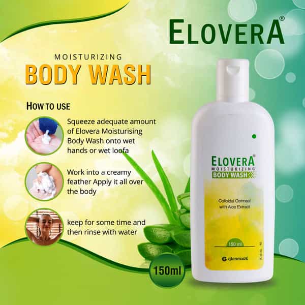Elovera Moisturizing Body Wash Bottle Of 150 Ml