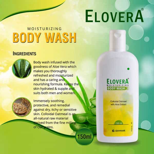 Elovera Moisturizing Body Wash Bottle Of 150 Ml