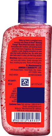 Clean & Clear Morning Energy Berry Facewash 50ml