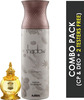 Ajmal Mukhallat Al Wafa Perfume 12Ml For Unisex And Shadow Deodorant 200Ml For Men + 2 Parfum Free
