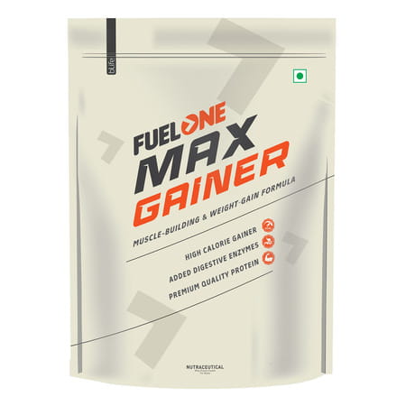 Fuel One Max Gainer (Chocolate | 3kg) | High-Calorie Gainer With Added Digestive Enzymes