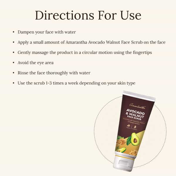 Amarantha Avocado & Walnut Face Scrub (Pack Of 2)