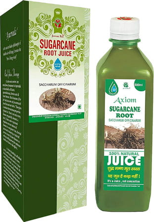 Axiom Sugarcane Root Juice|helpful In Kidney Problems|useful In Diabetes|no Added Sugar - 500ml