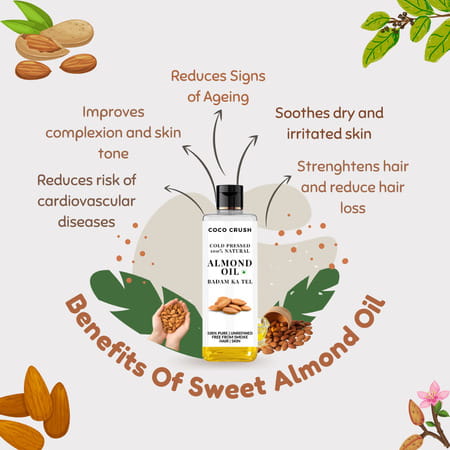 Coco Crush Cold Pressed Almond Oil - 50ml