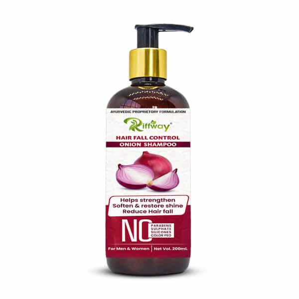 Onion Anti-Hair Fall Shampoo | Intense Repair Shampoo | Silky & Shiny Hair 100% Ayurvedic (200 Ml)