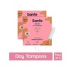 Sanfe 100% Organic Cotton Digital Tampons - Premium Design - Day Tampons (Pack Of 32)