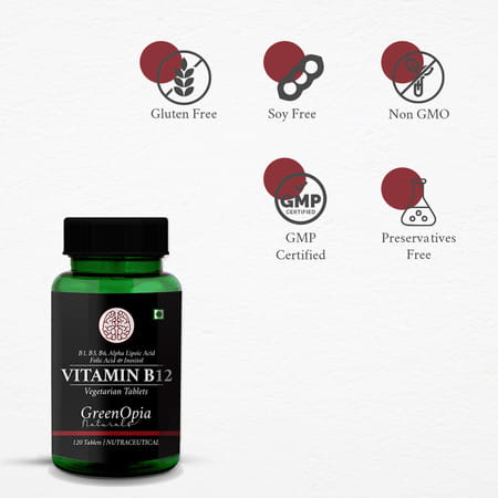 Greenopia Vitamin B12 Ala 120 Vegetarian Tablets