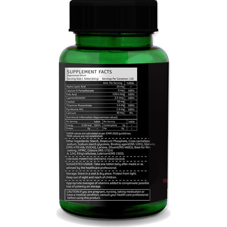 Greenopia Vitamin B12 Ala 120 Vegetarian Tablets