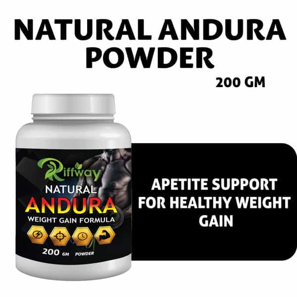 Riffway Natural Andura Weight Gain Powder (3X200gm)