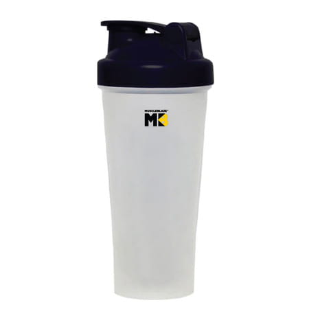 Muscleblaze Phirse Zidd Kar Shaker (Transparent 600ml) | Leakproof | Bpa-Free Blender Bottle