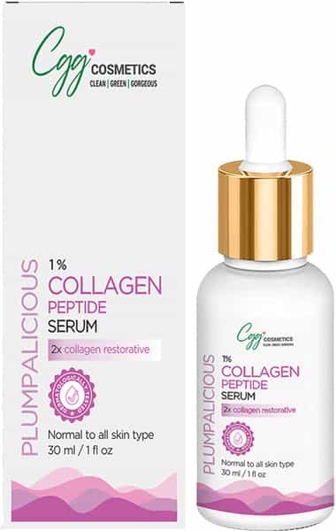 Cgg Cosmetics Collagen Peptide Night Facial Serum - Anti-Aging | Anti-Wrinkle -30Ml