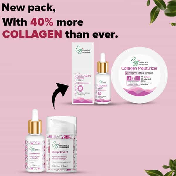 Cgg Cosmetics Collagen Peptide Night Facial Serum - Anti-Aging | Anti-Wrinkle -30Ml