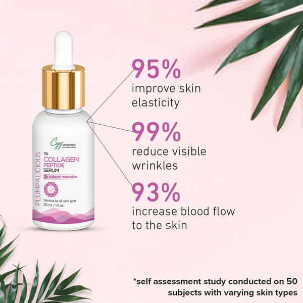 Cgg Cosmetics Collagen Peptide Night Facial Serum - Anti-Aging | Anti-Wrinkle -30Ml