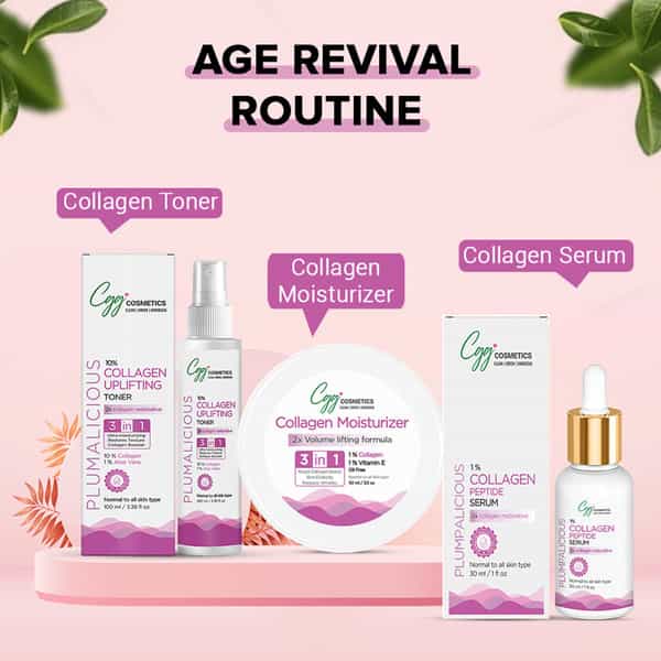 Cgg Cosmetics Collagen Peptide Night Facial Serum - Anti-Aging | Anti-Wrinkle -30Ml