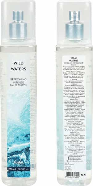 Ajmal Wild Waters Edt Combo Pack Of 2 Each 250Ml (Total 500Ml) For Men & Women + 4 Parfum Testers