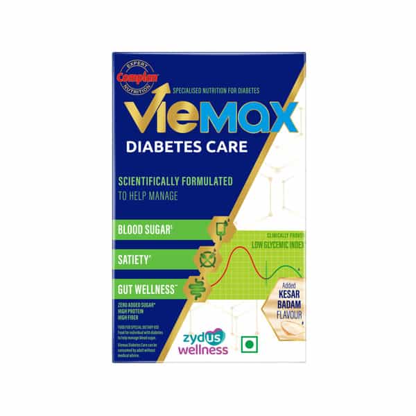 Complan Viemax Diabetes Care Kesar Badam Flavour Box 180 Gm