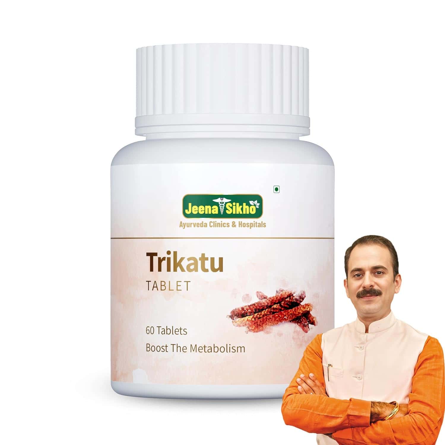 Jeena Sikho Trikatu | Natural Supplement For Digestive Wellness And Gut Health |60 Tablets