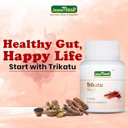 Jeena Sikho Trikatu | Natural Supplement For Digestive Wellness And Gut Health |60 Tablets